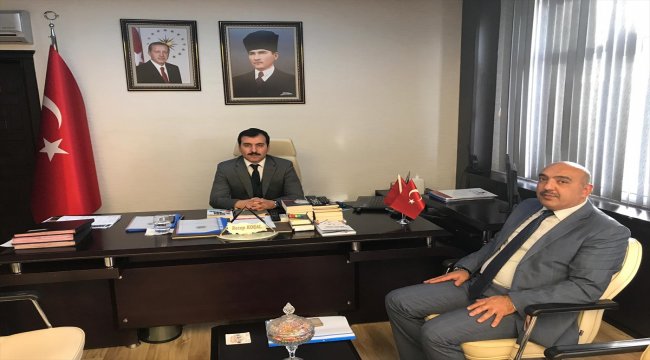 İlçe Milli Eğitim Müdürü'nden Kaymakam Koşal'a ziyaret