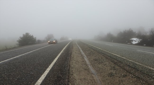 Ilgaz Dağı'nda sis etkili oluyor