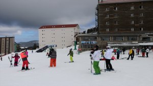 Kartalkaya'da kayak keyfi bahara kadar sürecek
