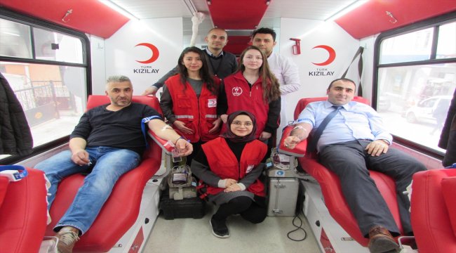 Kavak'ta kan bağışı kampanyası