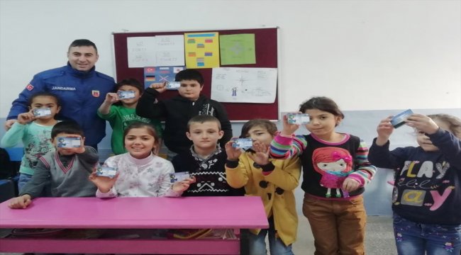 Kavak'ta öğrencilere trafik eğitimi