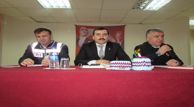 Kavak'ta Seçim Güvenliği Toplantısı düzenlendi