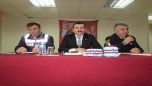 Kavak'ta Seçim Güvenliği Toplantısı düzenlendi