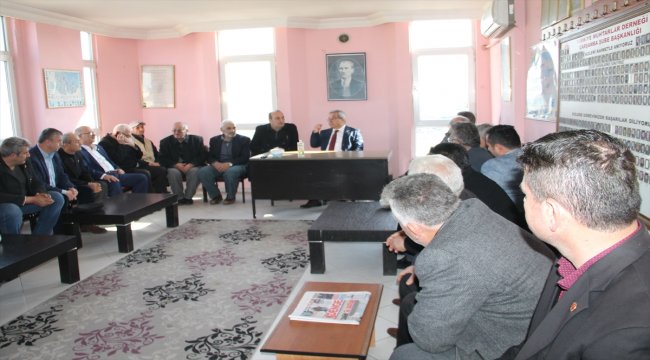 Kaymakam Yıldırım'dan Muhtarlar Derneğine ziyaret