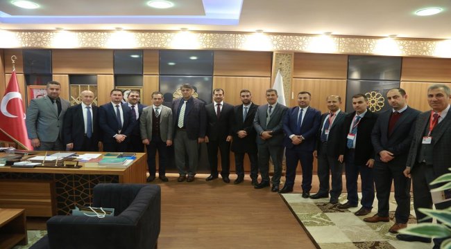 Kerkük Üniversitesi heyeti KBÜ'yü ziyaret etti