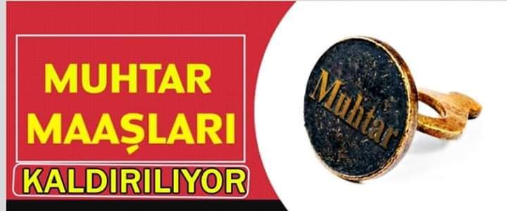 Muhtar Maaşları Kaldırılıyor