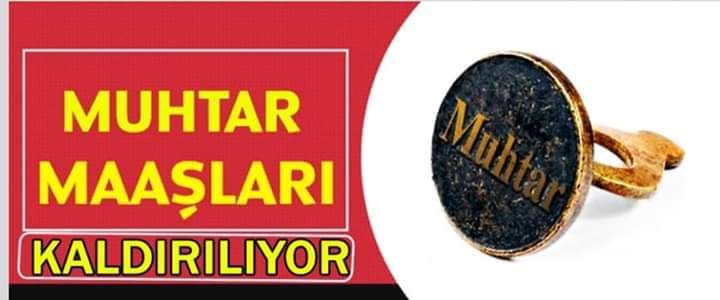 Muhtar Maaşları Kaldırılıyor 