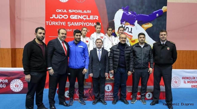 Ordu'da Okul Sporları Türkiye Judo Şampiyonası Sona Erdi