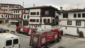 Safranbolu'da tarihi konakta yangın