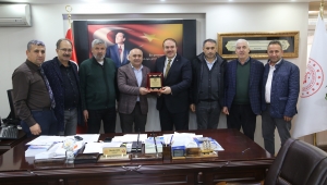 Şahin den Gençlik ve Spor İl Müdürü Mustafa Genç'e Makamında Ziyaret