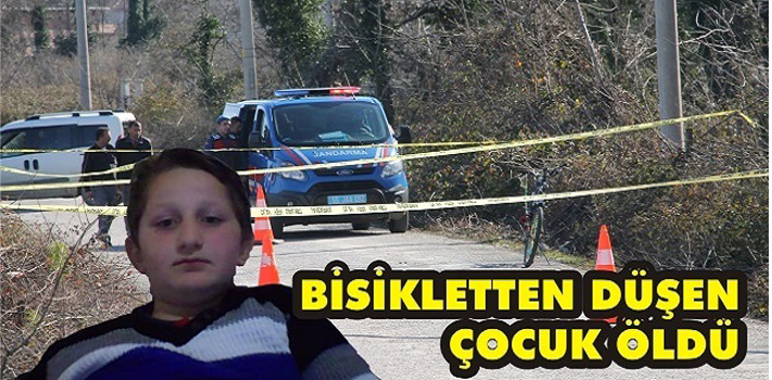 Samsun'da bisikletten düşen çocuk öldü