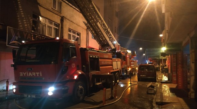 Sinop'ta ev yangını