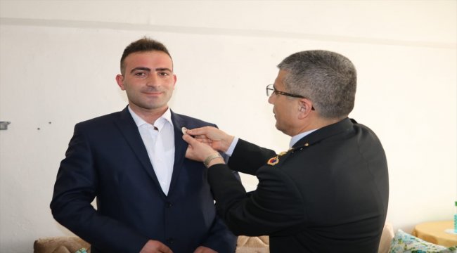 Şırnak gazisi Avcı'ya gazilik rozeti