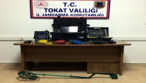 Tokat'ta kaçak kazı yapıldığı iddiası