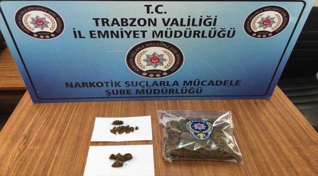Trabzon'da uyuşturucu operasyonu
