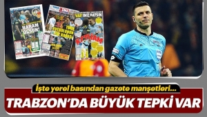 Trabzon'da yerel basın Ümit Öztürk'e tepkili