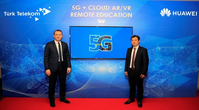 Türk Telekom ve Huawei'den 5G'li yeni nesil eğitim teknolojilerinde bir ilk