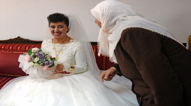 Zihinsel engelli Zeynep'in gelinlik hayali gerçekleşti