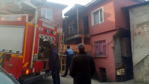 Zonguldak'ta baca yangını