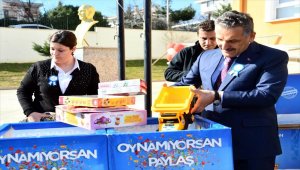 90 koli oyuncak ana okullarına dağıtıldı