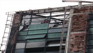 Avrasya Üniversitesi yerleşkesindeki yangın