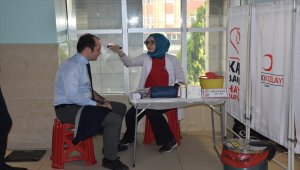 Boyabat'ta adliye personeli kan bağışında bulundu