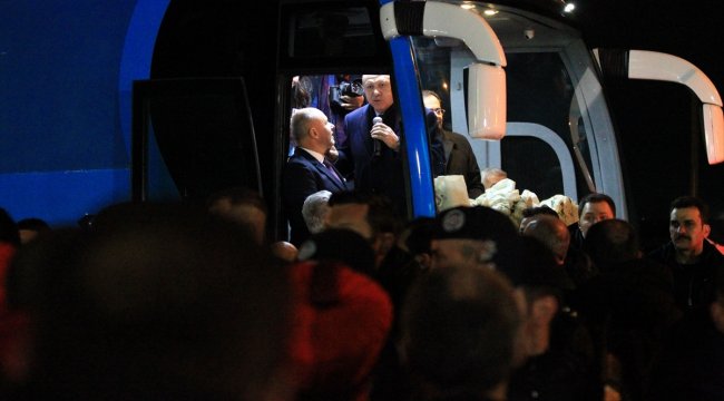 Cumhurbaşkanı Erdoğan Samsun'da