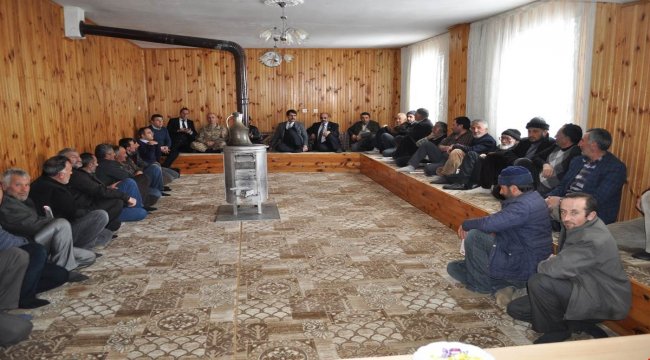 Demirözü Kaymakamı Coşkun'un köy ziyaretleri