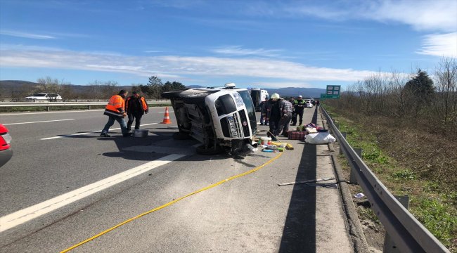 Düzce'de trafik kazası: 4 yaralı