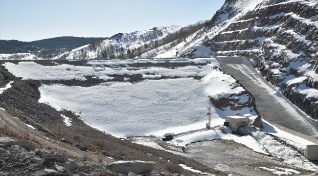 Giresun'da gölette sızıntı nedeniyle bölgedeki 12 hanenin boşaltılması