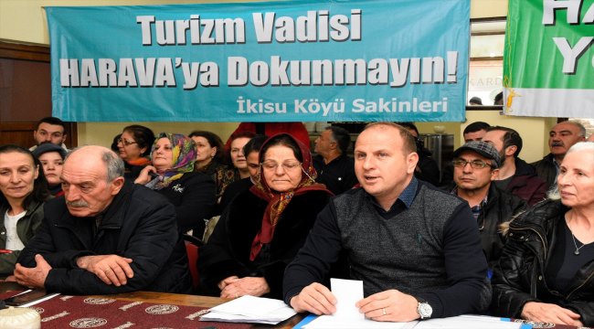Gümüşhane'de köylülerden mermer ocağı tepkisi