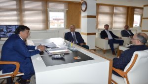 Havza Belediye Başkanı İkiz'e taziye ziyareti