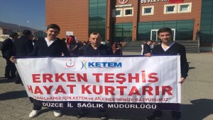 Kanserde erken teşhise dikkat çekmek için yürüdüler