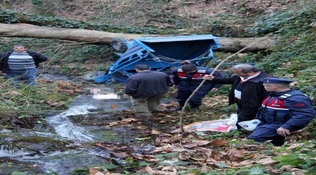 Kastamonu'da tarım aracı devrildi: 1 ölü