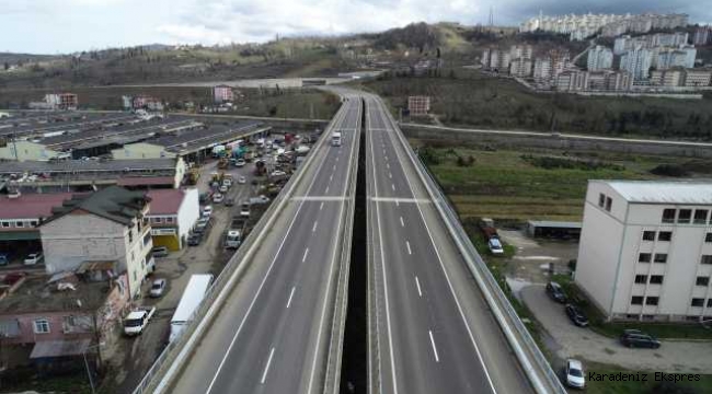 Ordu Çevre Yolu şehir trafiğini rahatlattı