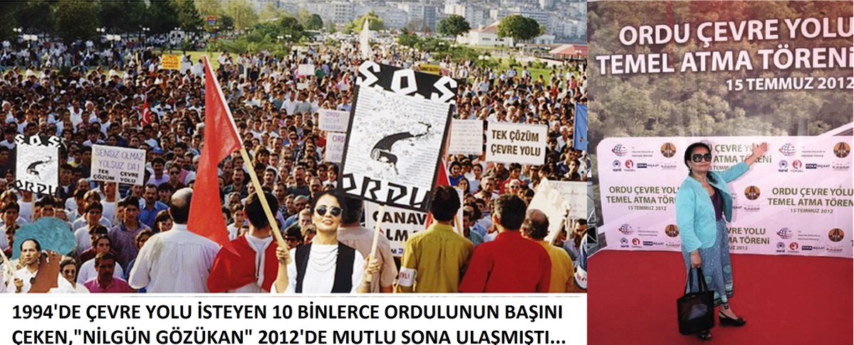 Ordu'lunun bayram günüdür bugünkü çevre yolunun birinci etap açılışı...