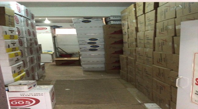 Samsun'da kaçakçılık operasyonu