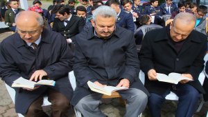 Tirebolu'da kitap okuma etkinliği