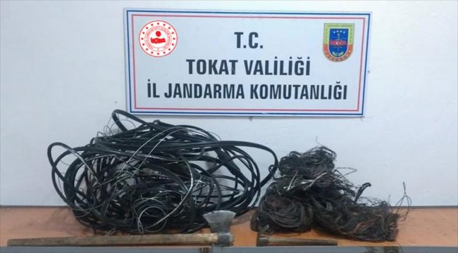 Tokat'ta kablo hırsızlığı iddiası