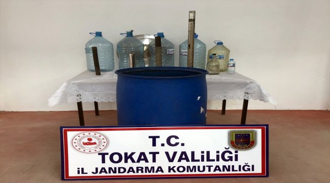 Tokat'ta kaçak içki operasyonu