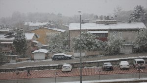 Amasya'da kar yağışı