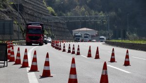 Anadolu Otoyolu'nda bakım çalışması başladı