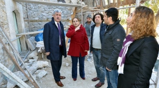 Başkan Kılıç restorasyon çalışmalarını inceledi