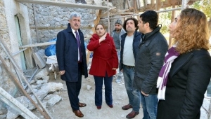 Başkan Kılıç restorasyon çalışmalarını inceledi