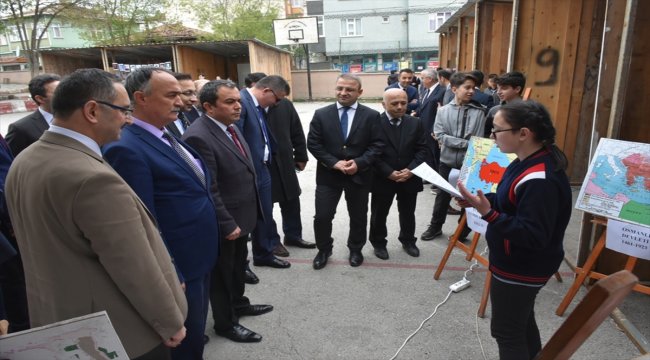 Boyabat'ta öğrenciler ilçelerini tanıttı