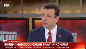 CHP'li İstanbul Büyükşehir Belediye Başkanı Ekrem İmamoğlu FOX TV'de İsmail Küçükkaya'nın konuğu