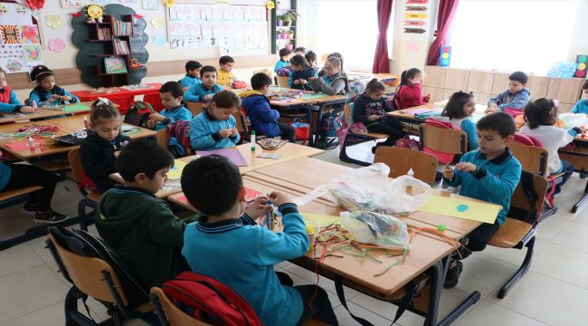 Çocukların hayalleri okulda hayat buluyor