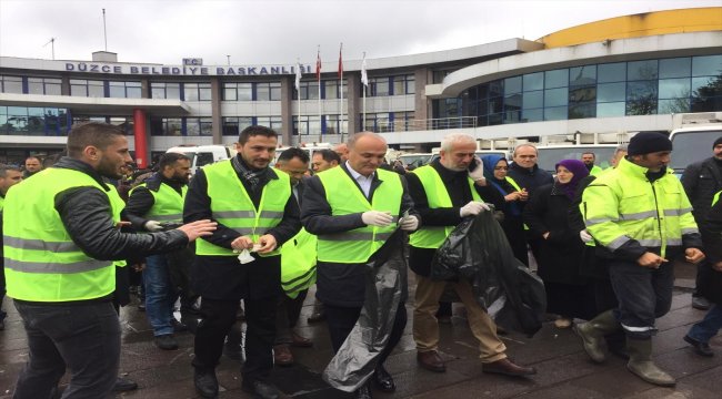 Düzce'de temizlik çalışmaları