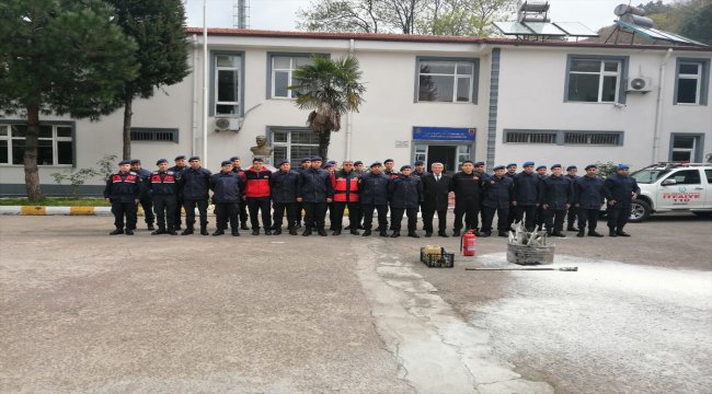 Ereğli'de yangın tatbikatı