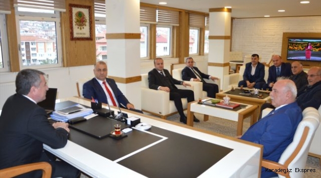 Havza Belediye Başkanı Özdemir'e ziyaret